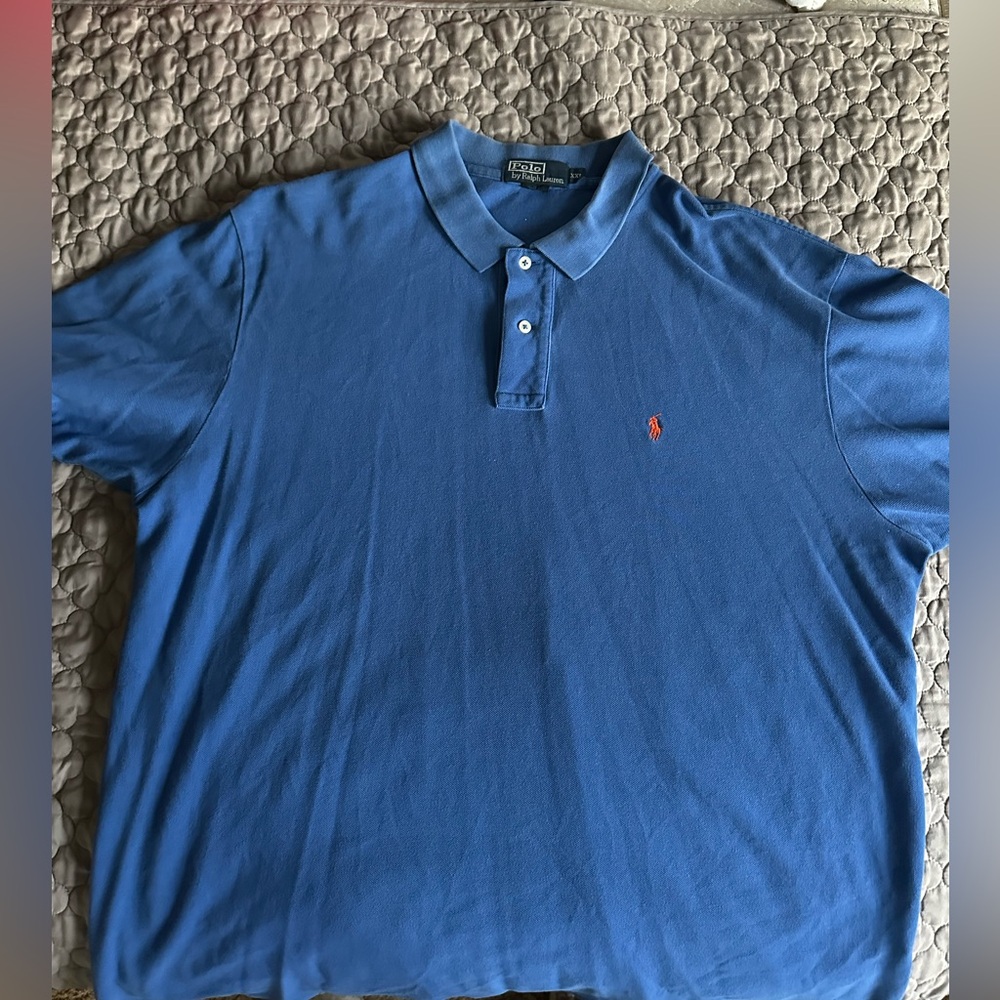 Ralph Lauren Men's Classic Blue Polo Shirt